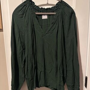 Green Women's Top by Old Navy